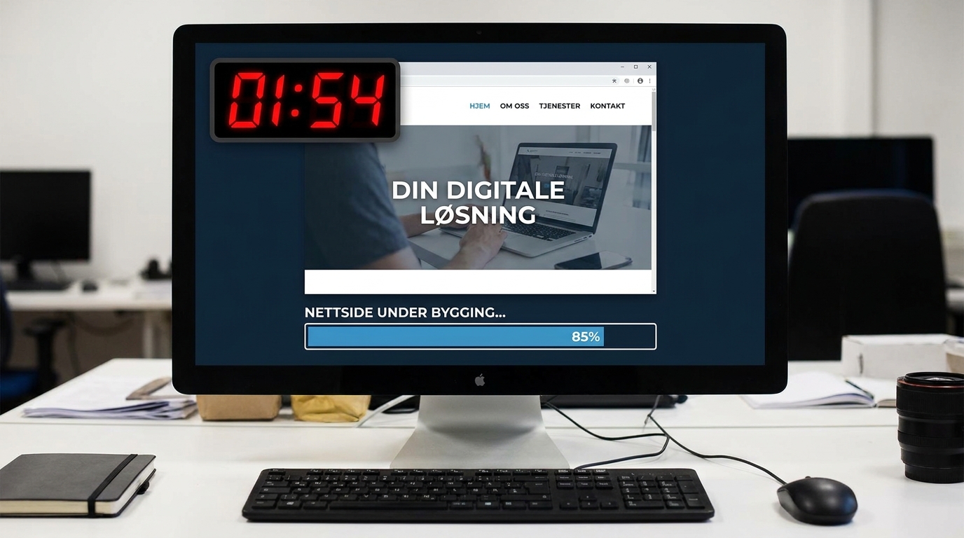 lage webside – Den raskeste måten å lage en profesjonell webside på
