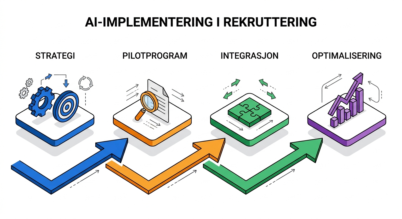 AI i rekruttering – Fra teori til praksis: Slik implementerer du AI i din rekrutteringsstrategi