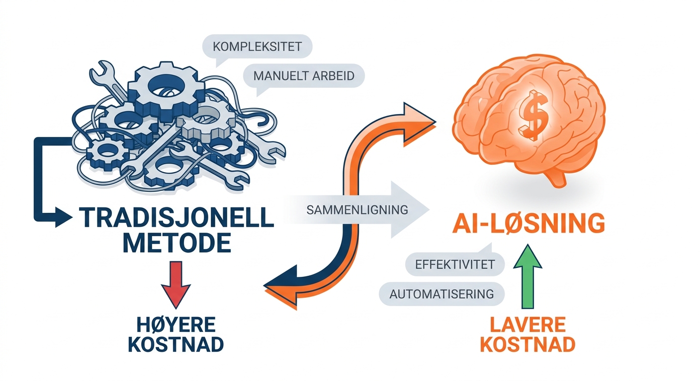 lage hjemmeside – Tabeller for å sammenligne metoder og kostnader